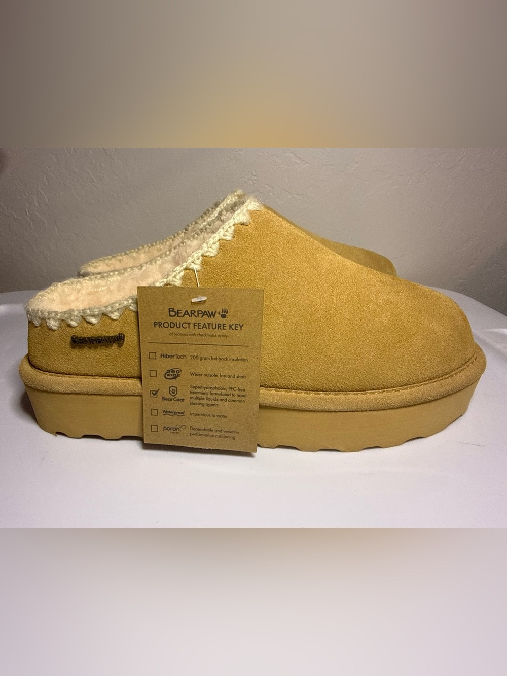 BearPaw Crochet Martis Color: Iced Coffee